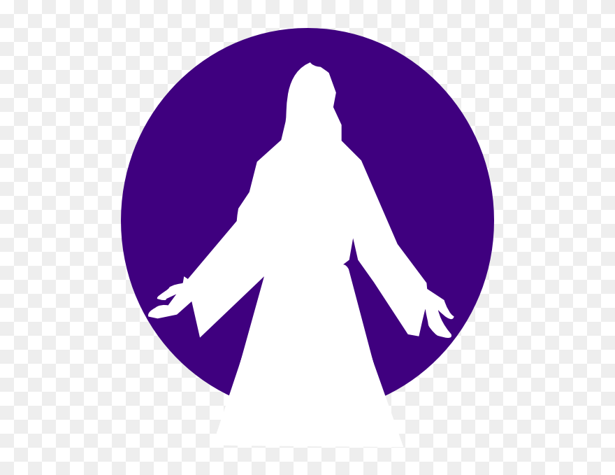 Clipart For Christian Fish Svg Library Download Jesus - Clipart Jesus Silhouette - Png Download