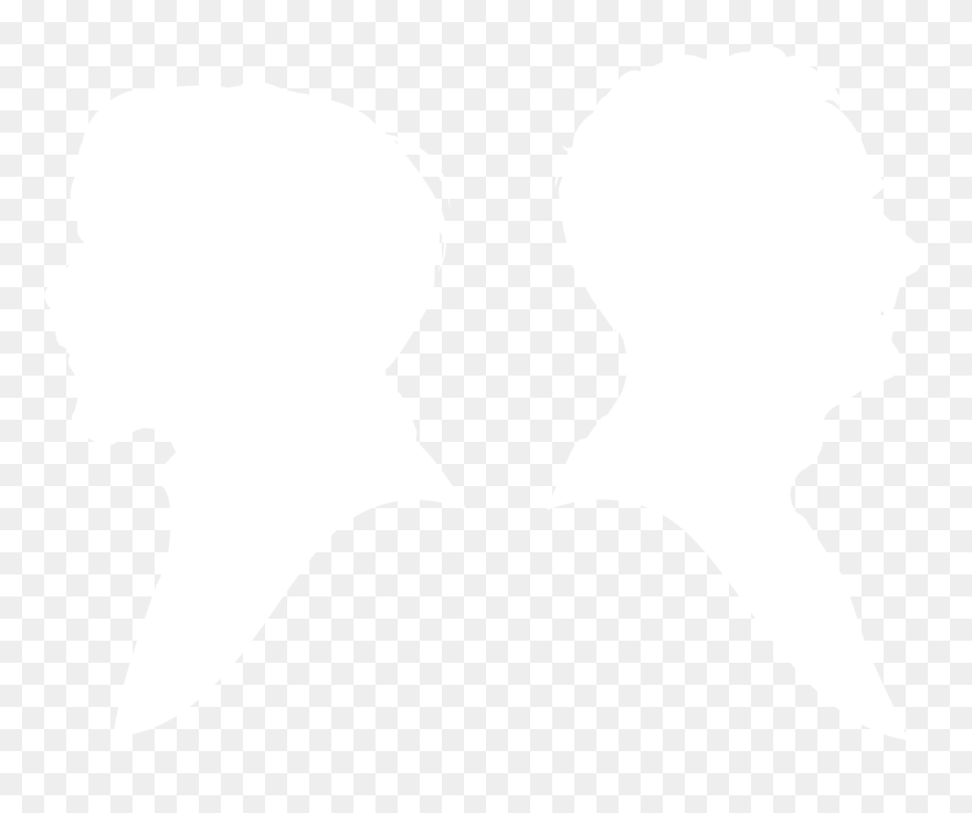 Luke And Robert Farley - Silhouette Clipart