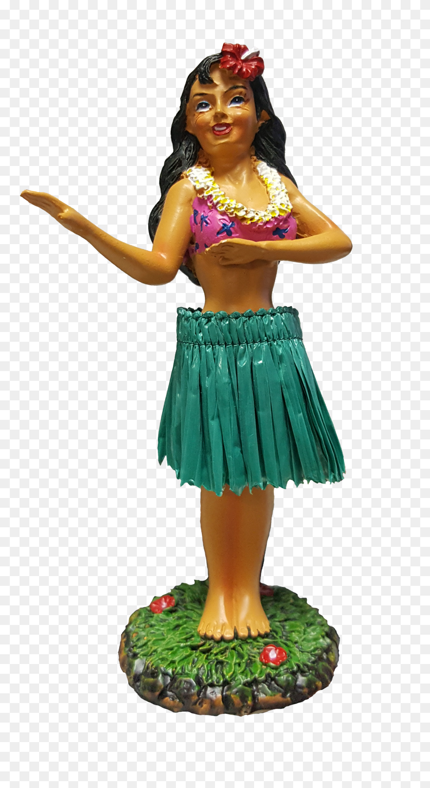 Hula Girl Dashboard Clipart , Png Download - Hula Girl Png Transparent Png