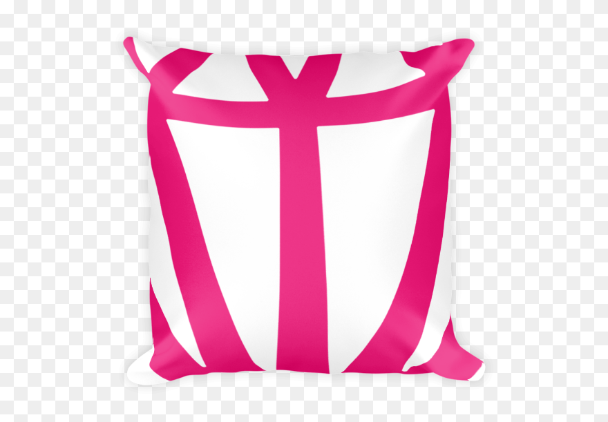 Pillow Clipart Pink Pillow - Throw Pillow - Png Download
