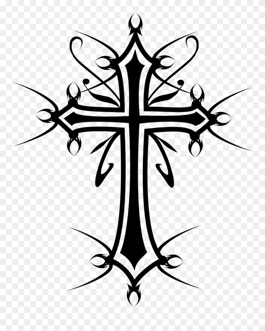 Cross Tattoo Png Clipart