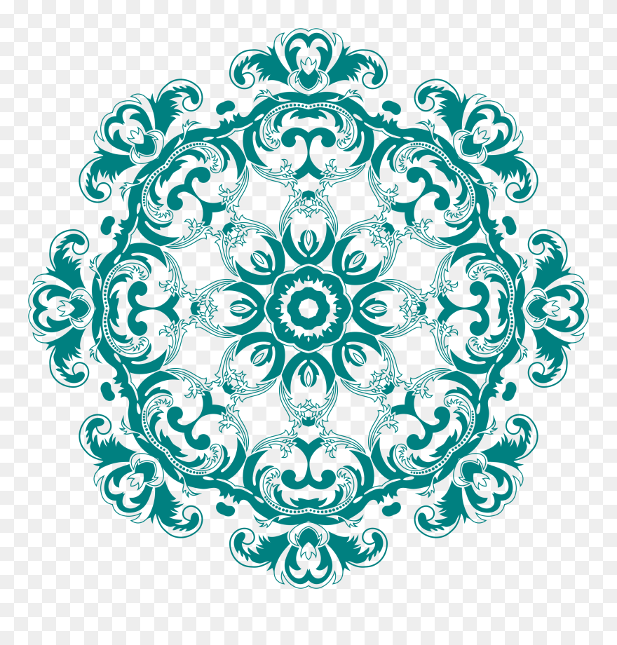 Vintage Floral Design Mark Ii 7 Clip Arts - Vintage Floral - Png Download