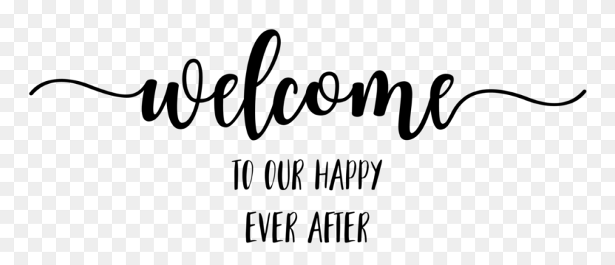 Welcome To Our Wedding Png - Welcome To Our Wedding Png Transparent Clipart