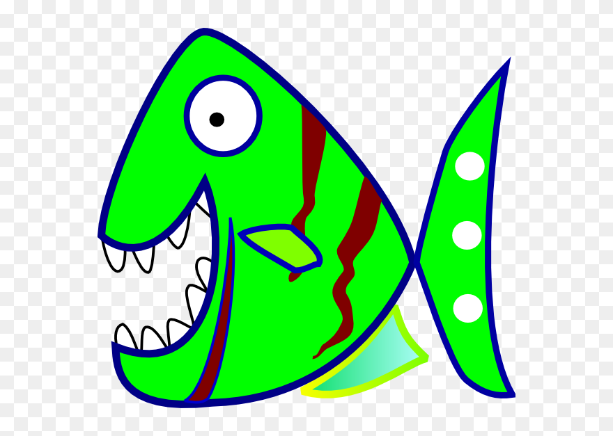 Clipart Fish Teeth - Png Download
