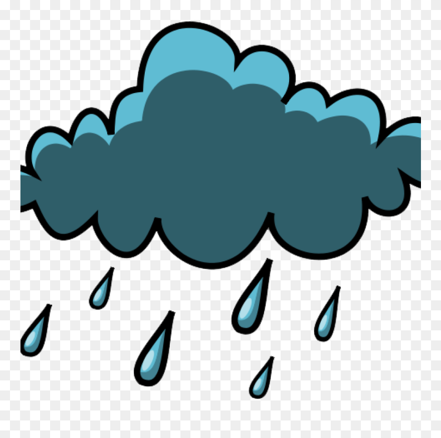 Clip Art Rain Cloud Openclipart Rain Cloud - Transparent Background Rain Clipart - Png Download