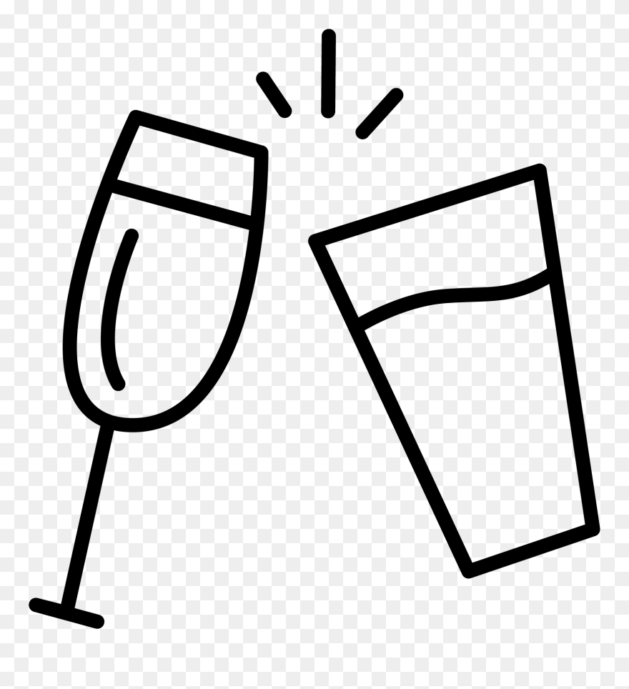 Drinks - Champagne Icon Png Clipart