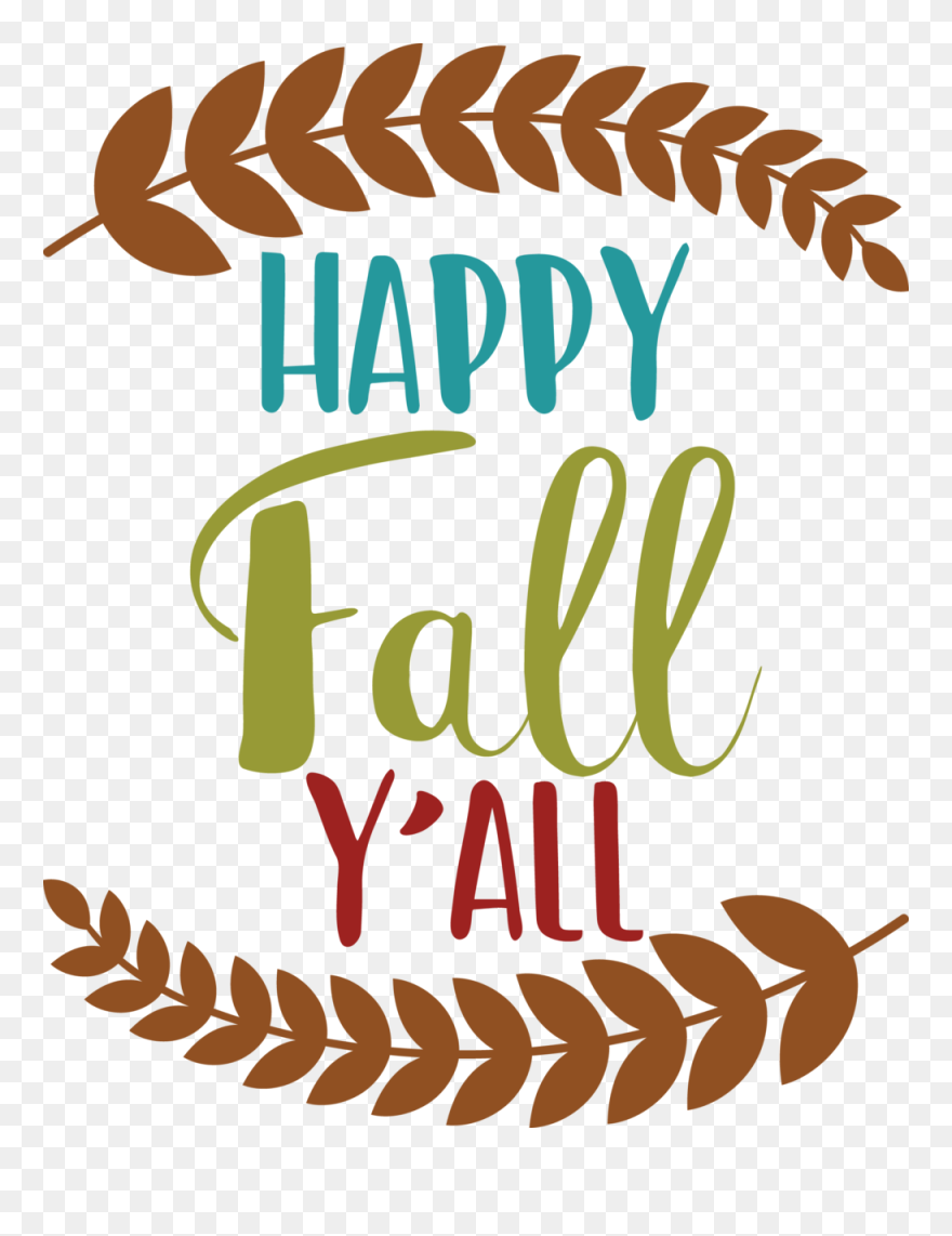 Transparent Happy Fall Y All Clipart - Happy Fall Clipart Transparent - Png Download