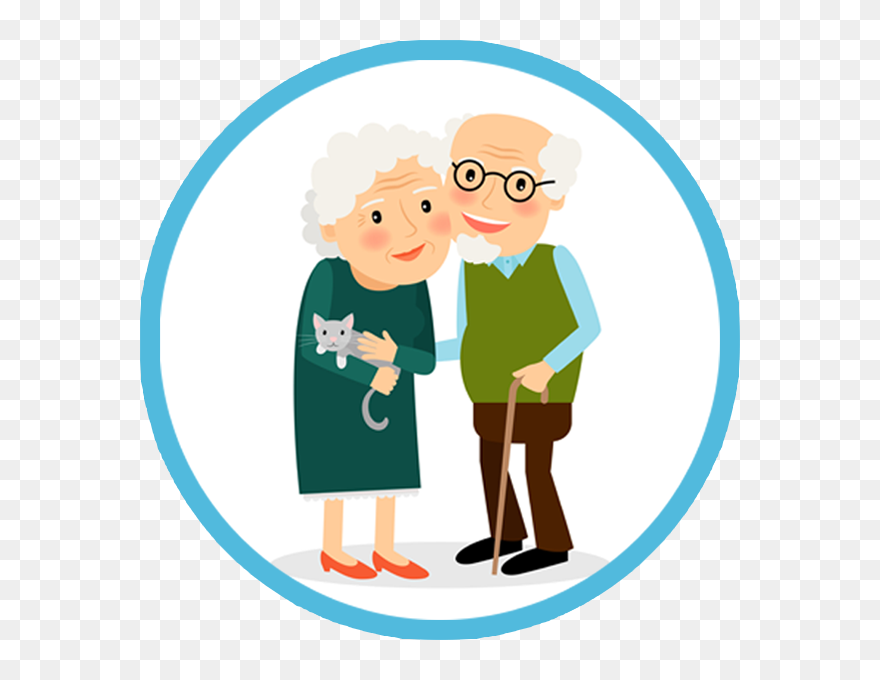 Personal Care In Tampa, Florida - Grand Father And Mother Clipart
