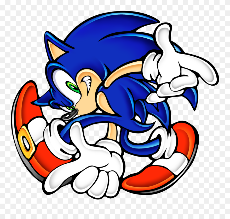 Sonic The Hedgehog Adventure Art Clipart
