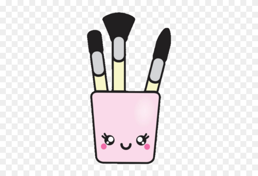 #cute #kawaii #brushes #brochas - Sticker De Brochas Clipart