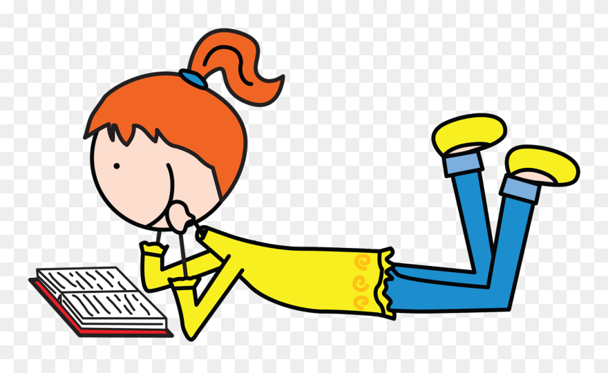 Kids Reading Clipart - Png Download
