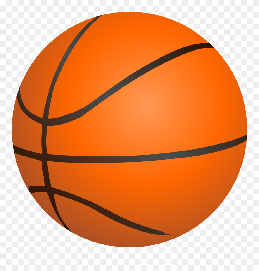 Basketball Nba Ball Game Sport Clip Art - Orange Things Clipart - Png Download