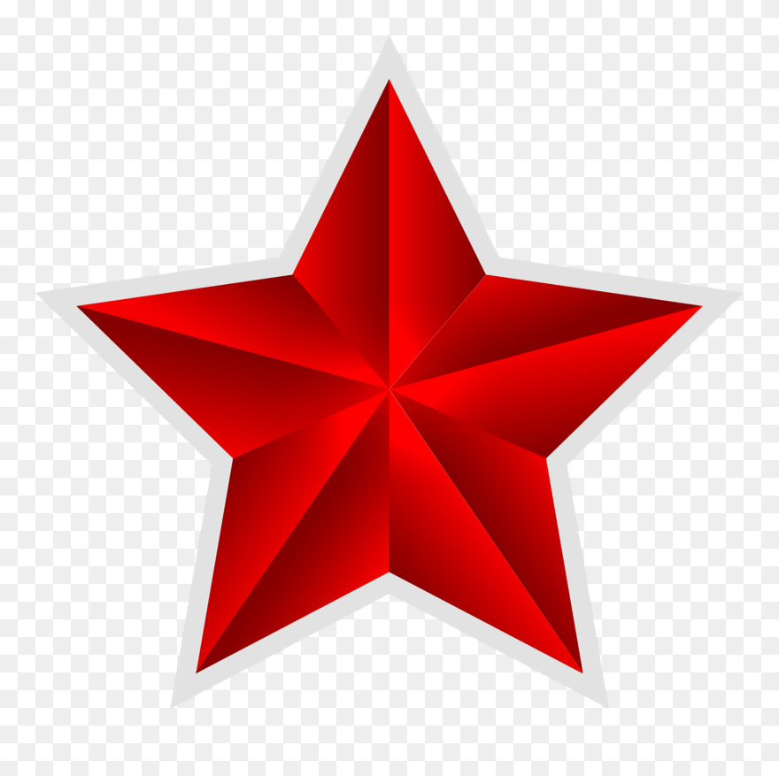 Red Star Frame Clipart Clipart Library Stock Red Star - Transparent Small Star Png