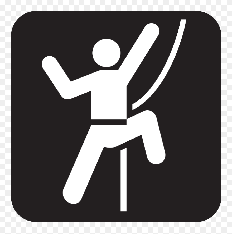 Rock Climbing Clip Art - Png Download