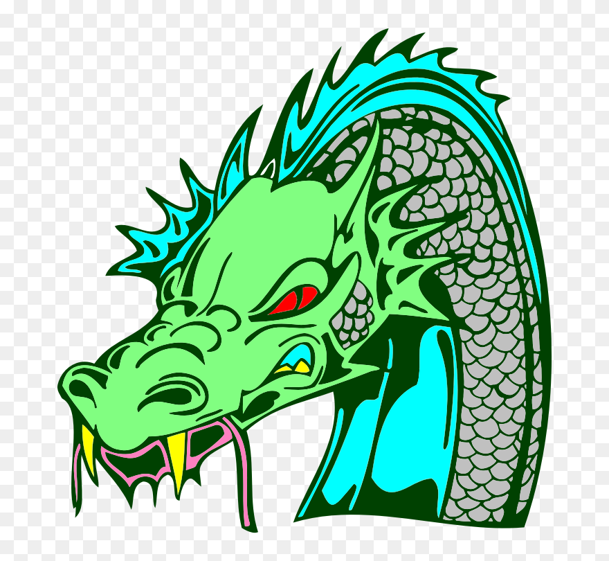 Green Dragon Head Png Clipart
