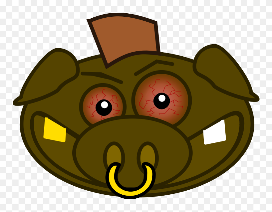 Clipart - Angry Pig - Domestic Pig - Png Download