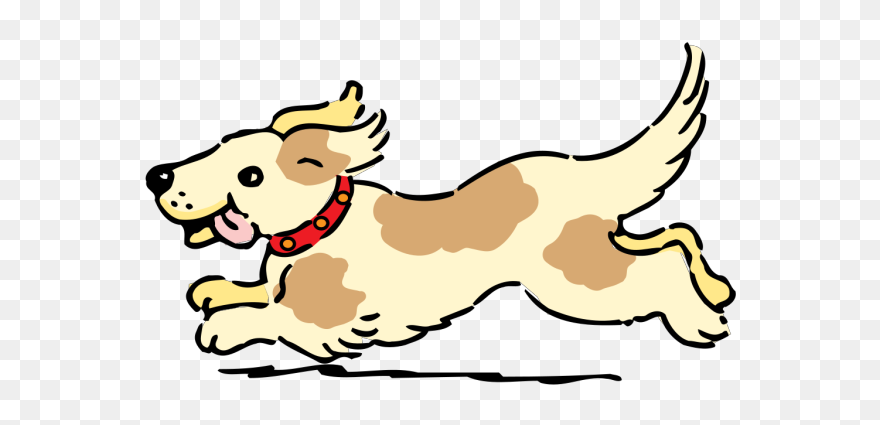 Happy Running Dog Png Icons - Living Things Can Move Clipart