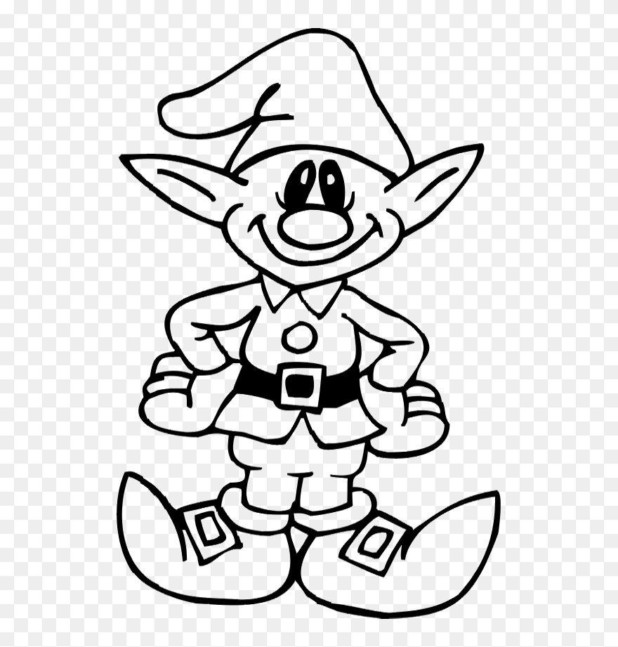 Pictures Christmas Elves Coloring Pages Embroidery - Elf Coloring Pages Clipart