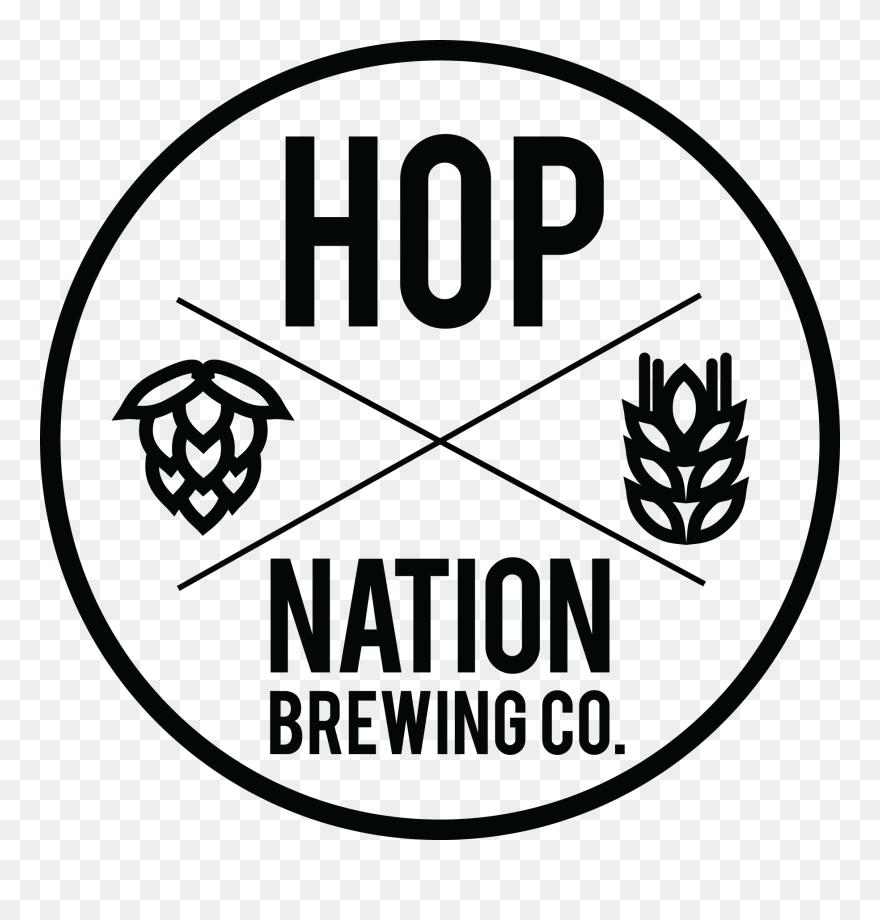 Hop Nation Brewing Co - Hop Nation Beer Logo Clipart