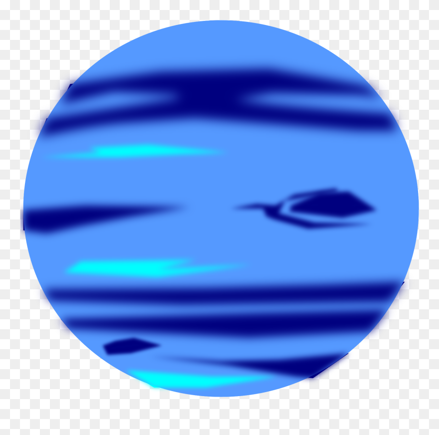 Planet Clipart Uranus - Planet Uranus Cartoon - Png Download