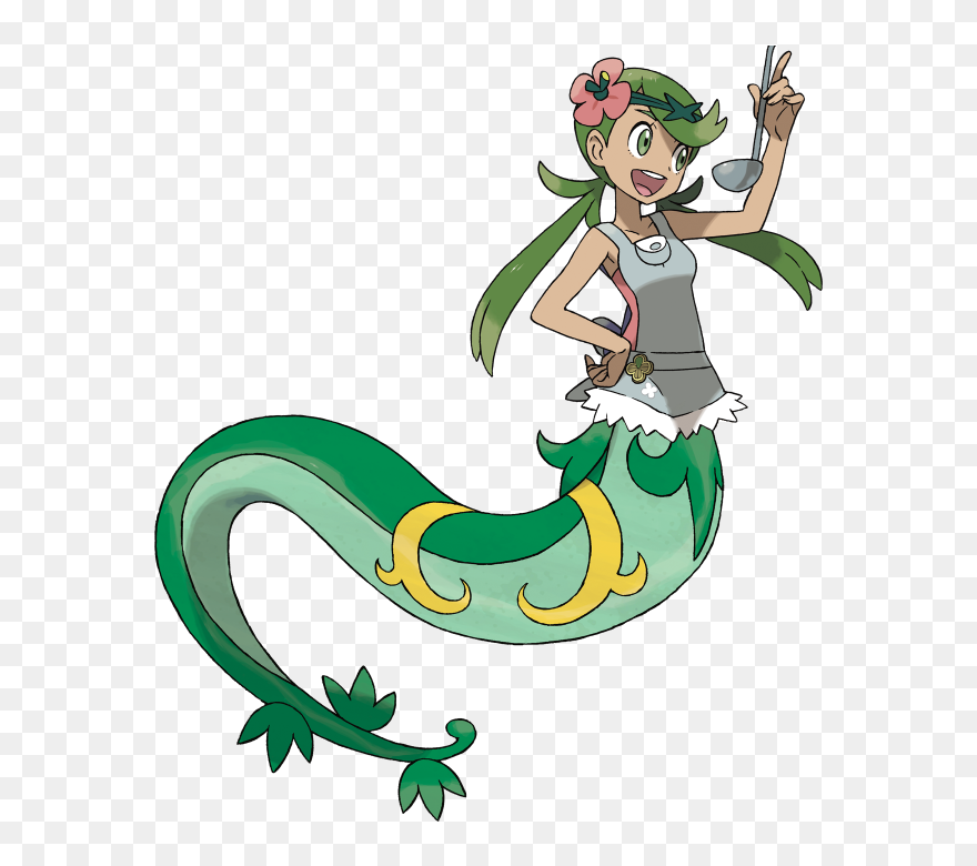 I Googled Mallow - Pokemon Grass Trial Captain Clipart