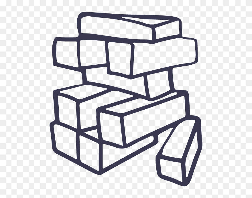 Jenga Clipart Black And White , Png Download - Jenga Clipart Black And White Transparent Png