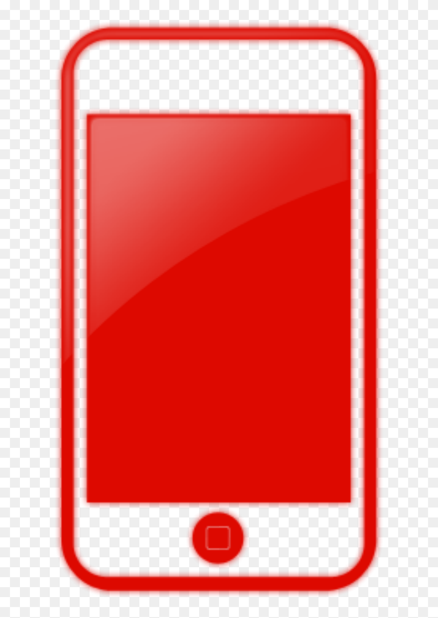 Red Mobile Icon Png Clipart
