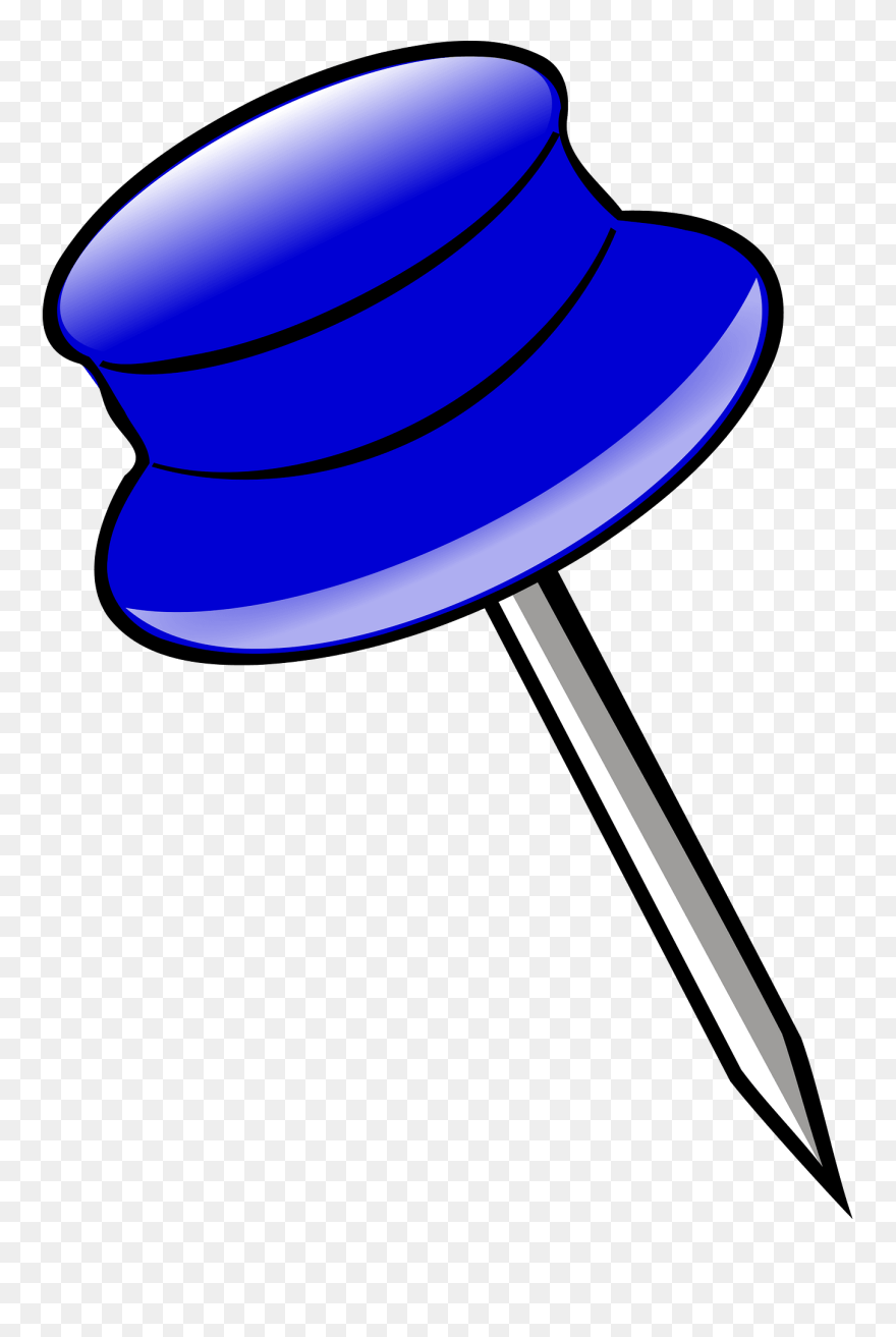 Pin Clipart Black And White Png Transparent Png