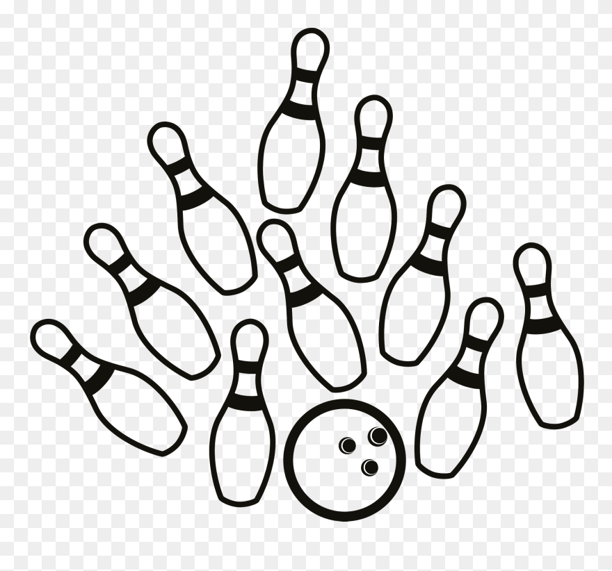 Ten-pin Bowling Clipart