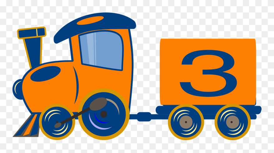 Train Clipart Orange Free Stock Free Vector Graphic - Cute Train Border Frame Clipart - Png Download