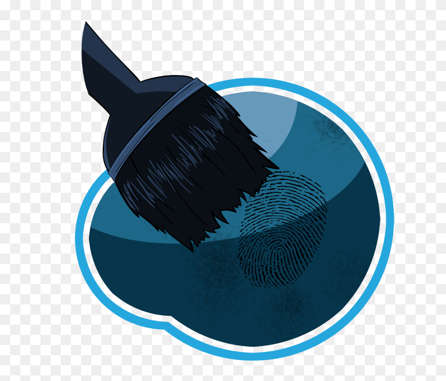 Mystery Clipart Fingerprint - Graphic Design - Png Download