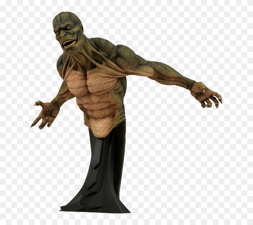 The Amazing Spider-man - Lizard Spiderman Bust Clipart
