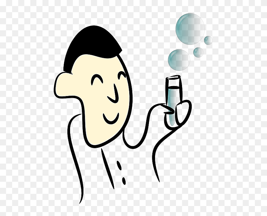 Man, Bubbles, Knowledge, Laboratory, Science, Scientist - Laboratory Clipart