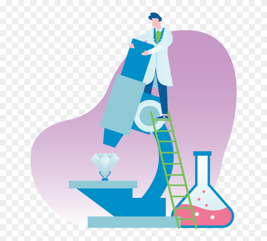 Can You Tell Difference Lab Grown Diamonds - Illustration Clipart