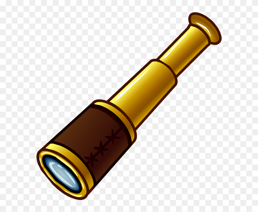 Telescope Clipart Png - Clip Art Pirate Telescope Transparent Png
