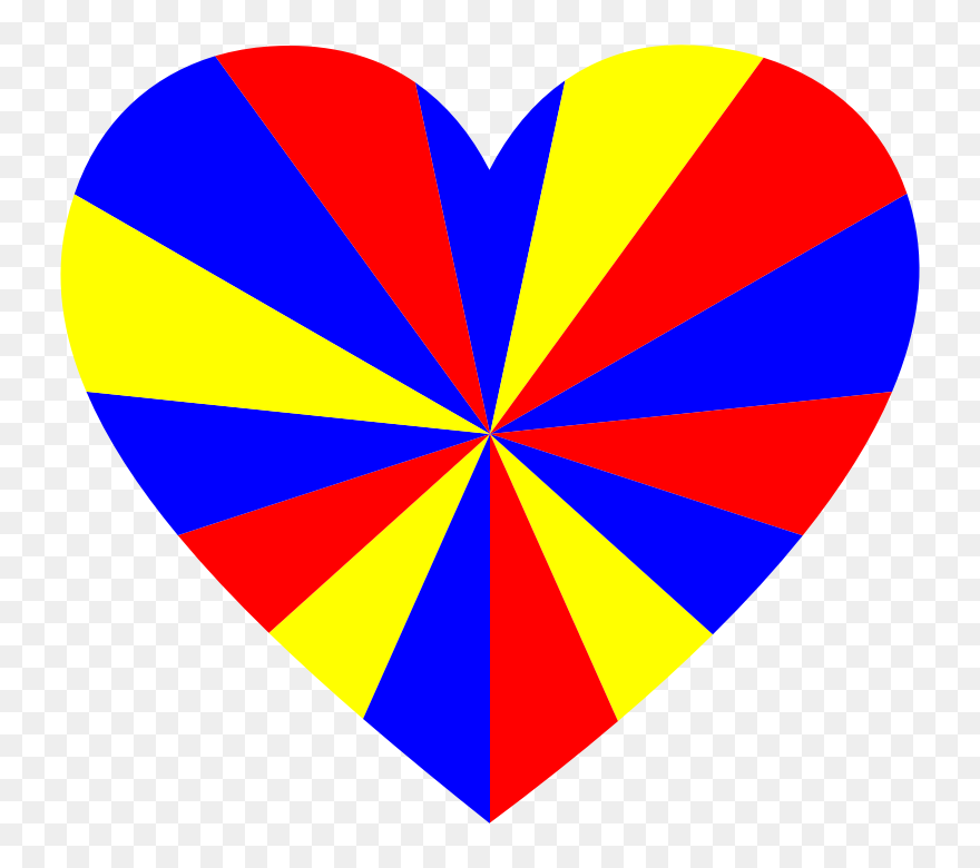 Starburst Heart - Illustration Clipart