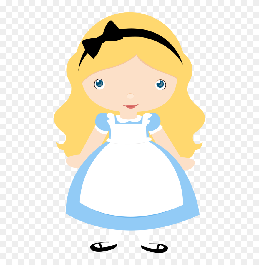 Animaciones Clipart Banner Wonderland - Alice In The Wonderland Clipart Cute - Png Download