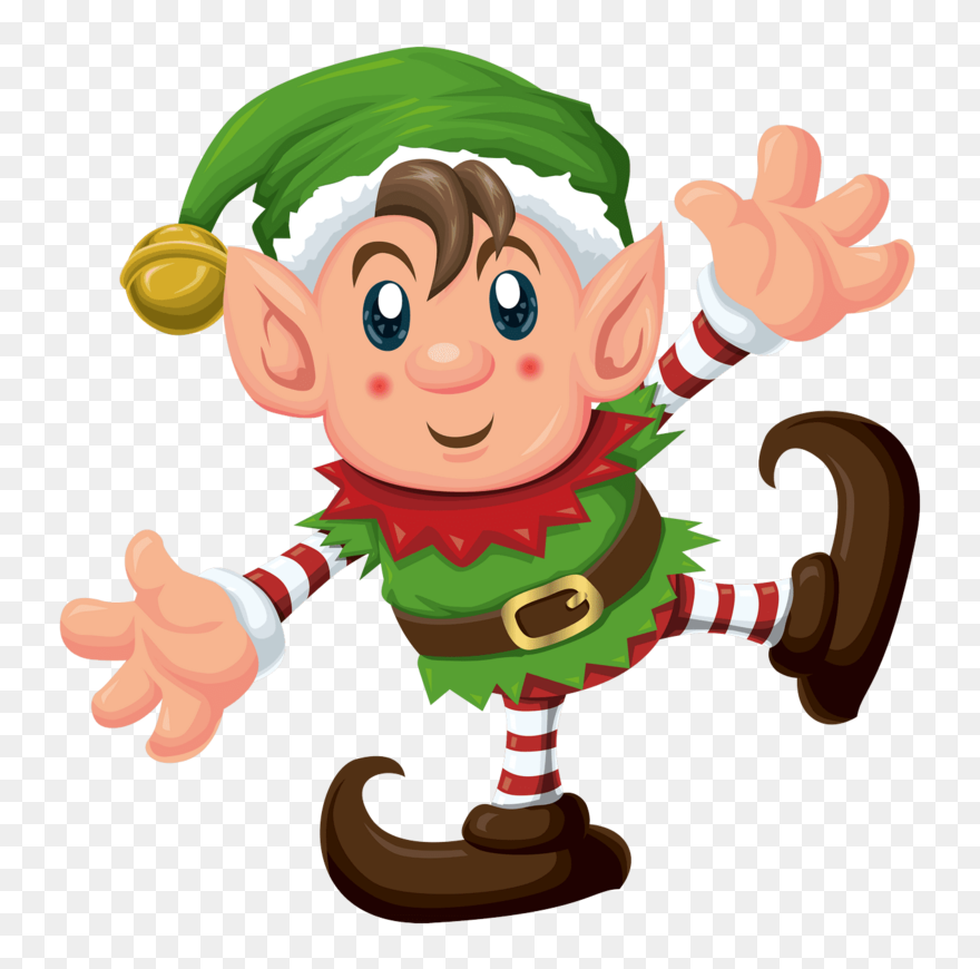 Elf - Christmas Elf Clipart - Png Download