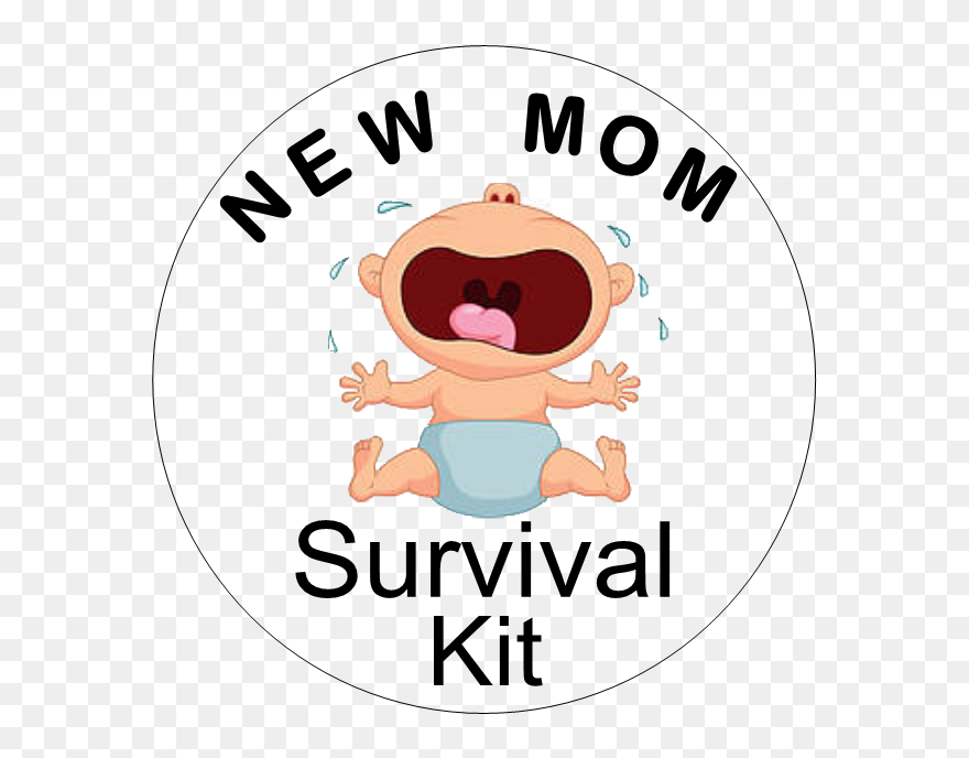 Survival Clipart Navigation - New Mom Survival Kit Label - Png Download