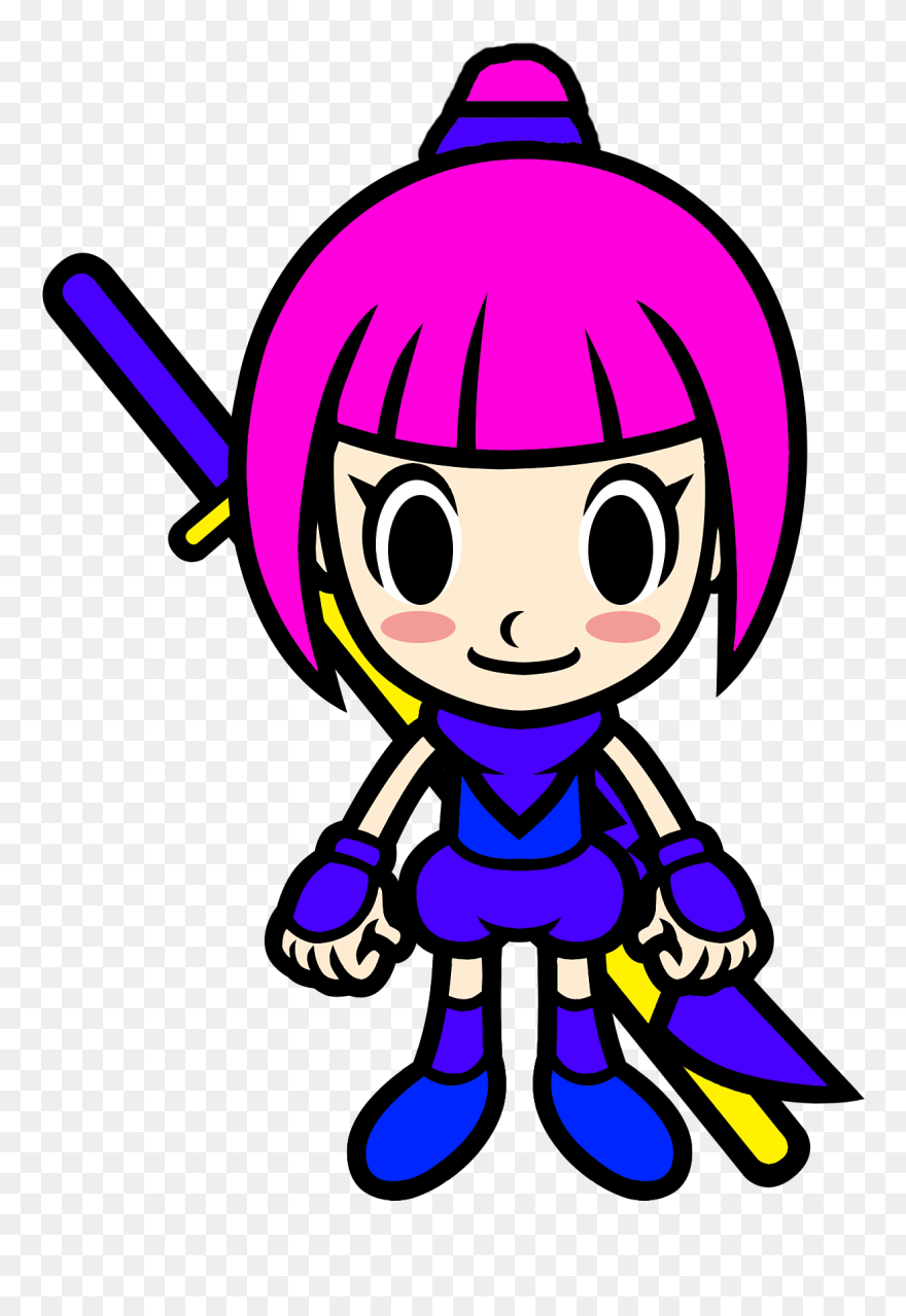 Pat The Ninja - Paper Shin Clipart