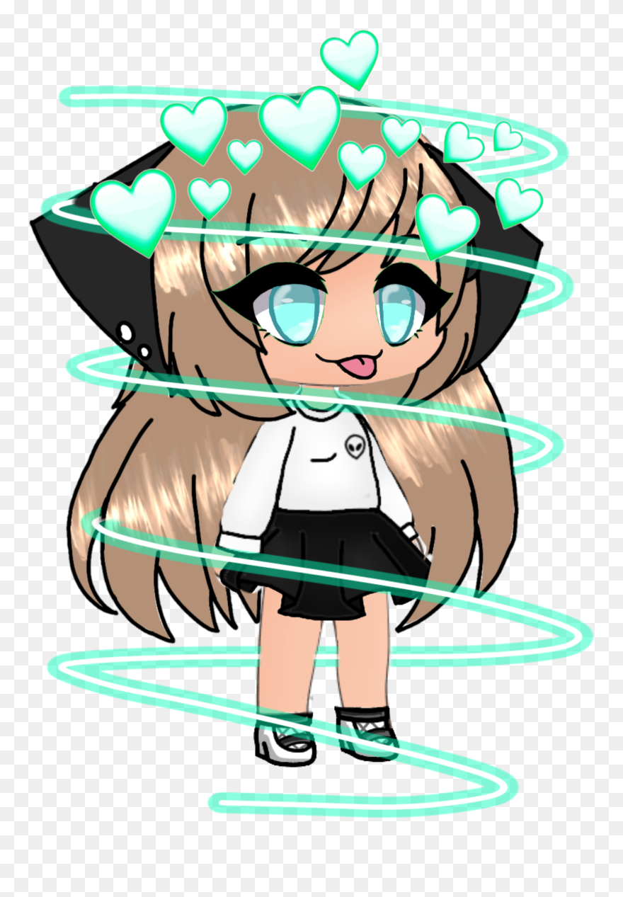 This Was A Challange With My Cousin, Blonde Hair, Black - Cartoon Clipart