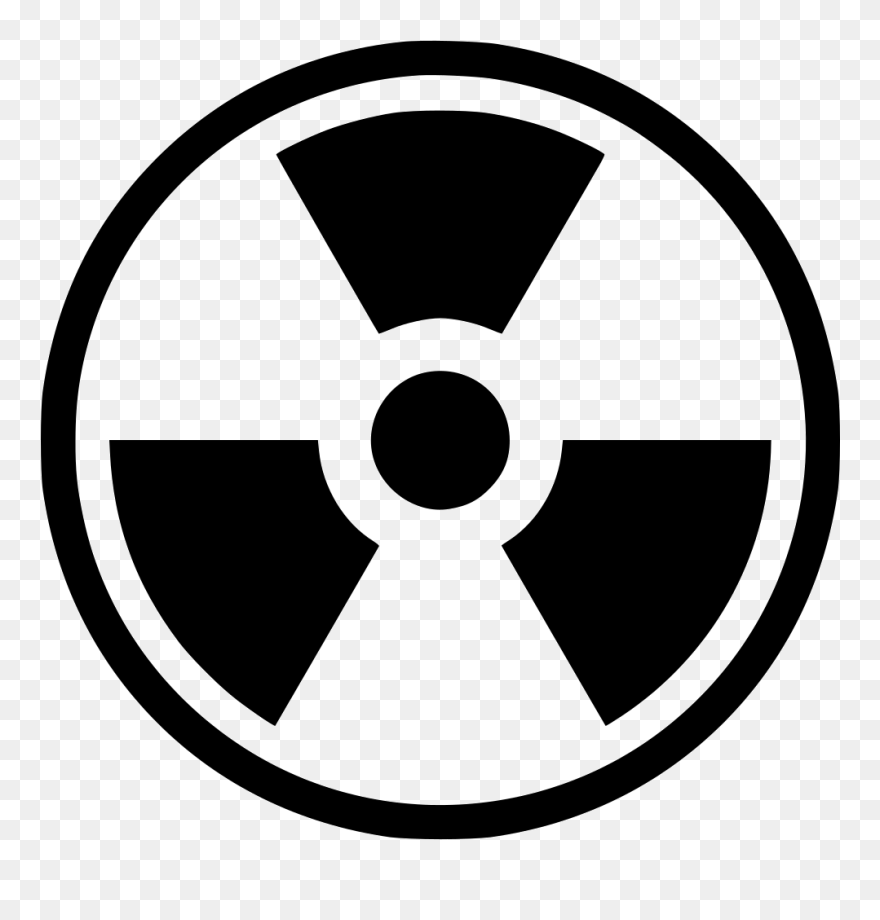 Radioactive Decay Radiation Hazard Symbol - Radiation Symbol Png Clipart