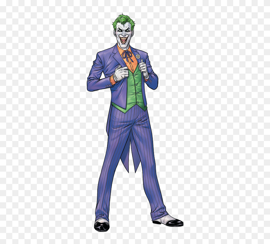 Joker Clipart Supe Villain, Picture - Joker Cartoon Drawing - Png Download