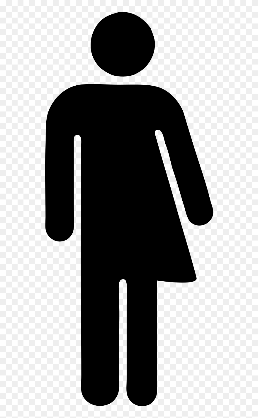 Toilet Female Logo Clipart
