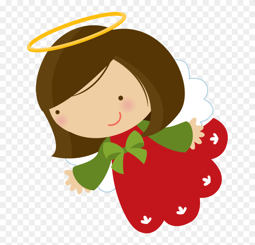 Christmas Angel Nativity Scene Nativity Of Jesus Clip - Cute Christmas Angel Clipart - Png Download