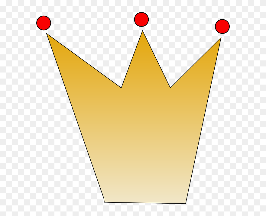 Crown, Golden, Gold, Royalty, Yellow - Icon Clipart