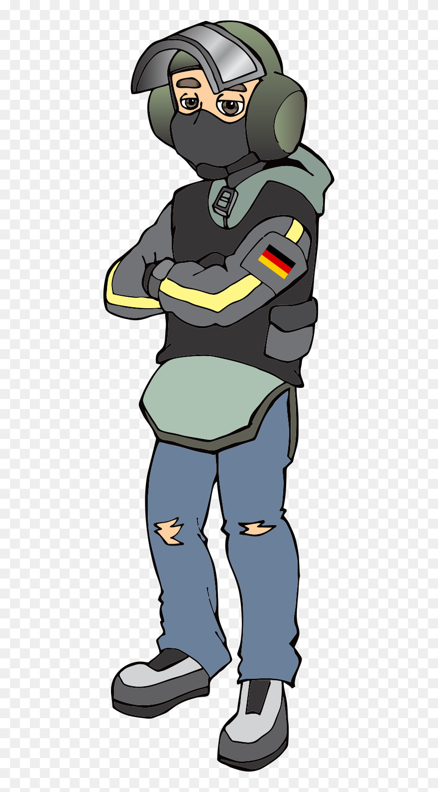 Rainbow Six Siege Clipart , Png Download - Rainbow Six Siege Cartoon Png Transparent Png