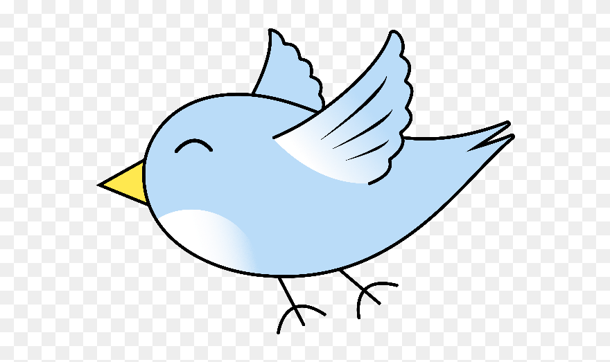 Flying Bird Cartoon - Cartoon Png Bird Clipart