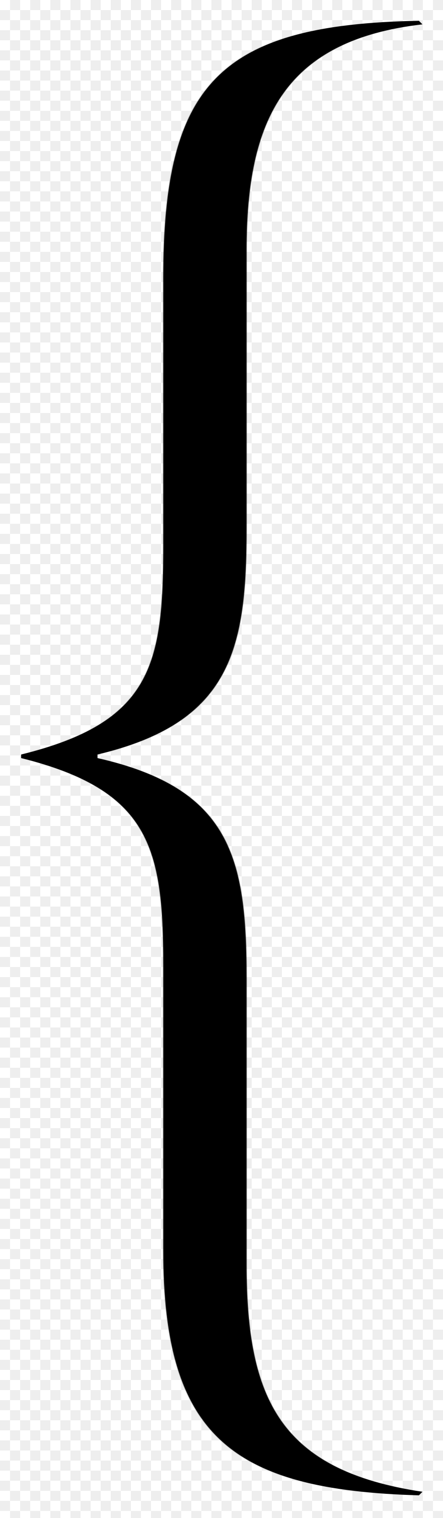 Download Transparent Bracket Shape Png Thin Bracket Symbol Png