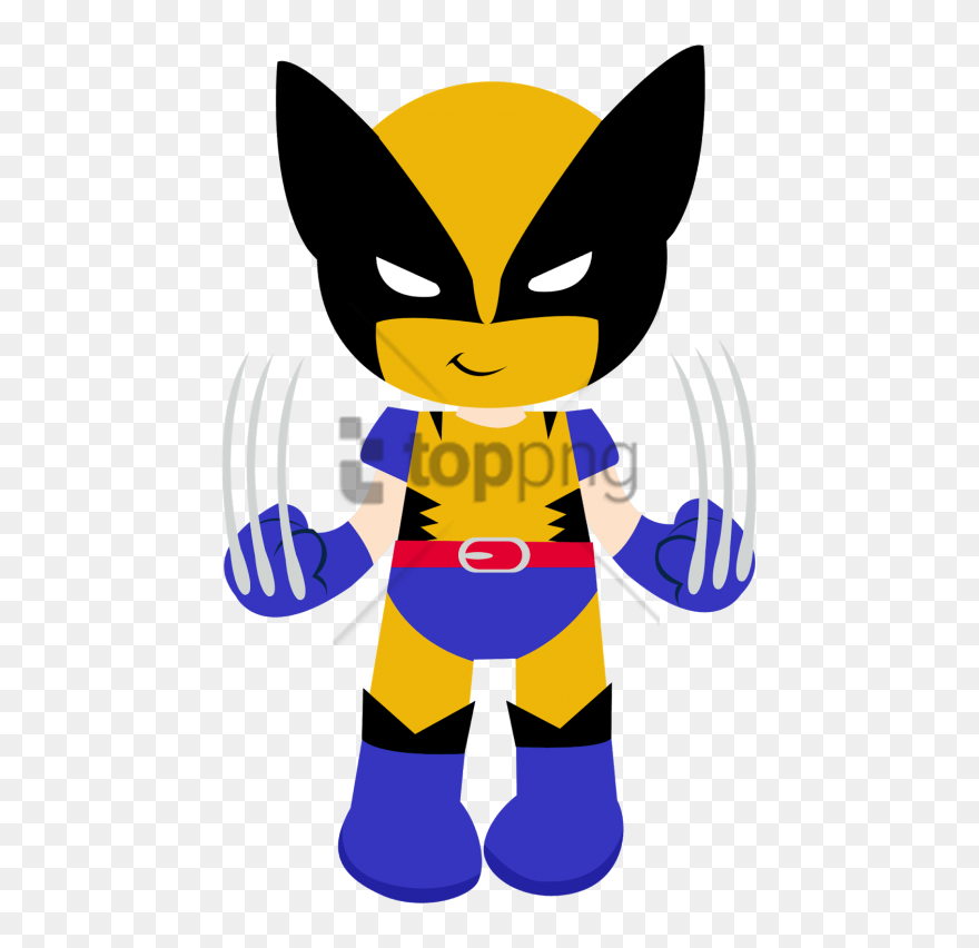 Free Png Super Herois Cute Png Image With Transparent - Wolverine Clipart